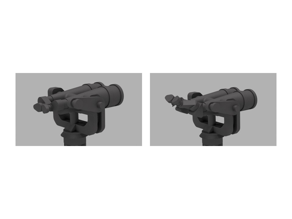 【STLデータ】1/350 日本海軍 12㎝双眼鏡 IJN 12㎝ binoculars