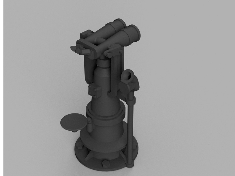 【STLデータ】1/350 日本海軍 18㎝双眼鏡 IJN 18㎝ binoculars