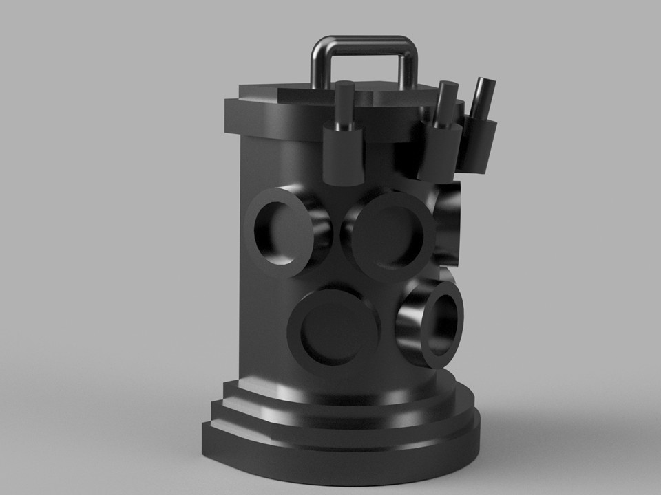 【STLデータ】1/350 日本海軍 二式哨信儀 IJN Type2 IR Communication Device