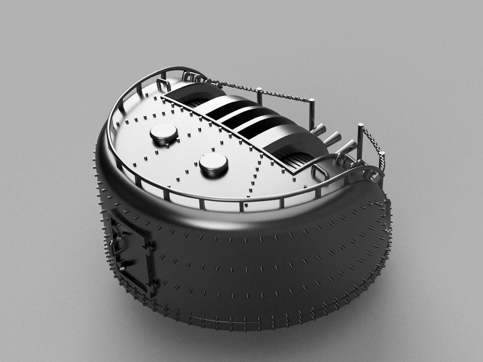 【STLデータ】1/350 戦艦大和 25㎜3連装機銃シールド Battleship Yamato 25mmAAgun Sheild