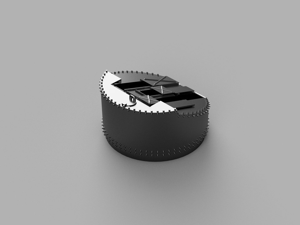 【STLデータ】1/350 日本海軍 機銃射撃指揮装置 IJN Machine Gun Controller