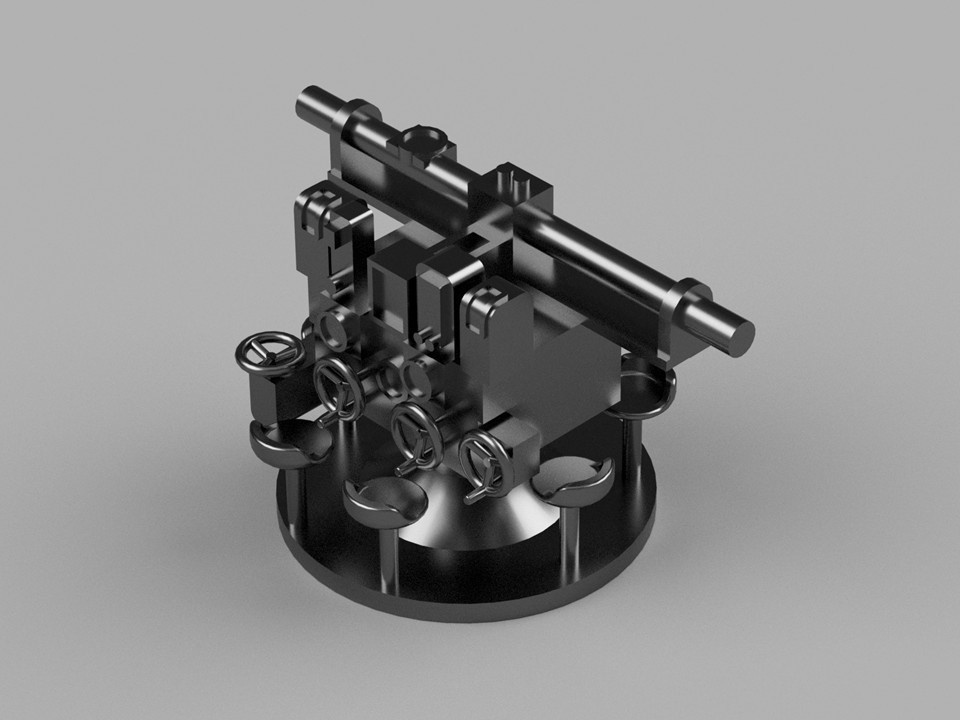 【STLデータ】1/350 日本海軍 94式高射装置 IJN Type94 Anti Air Director
