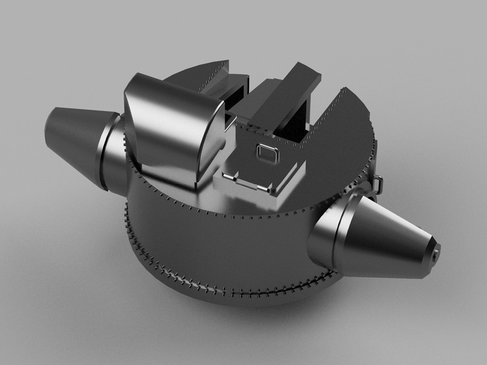 【STLデータ】1/350 日本海軍 94式高射装置 IJN Type94 Anti Air Director