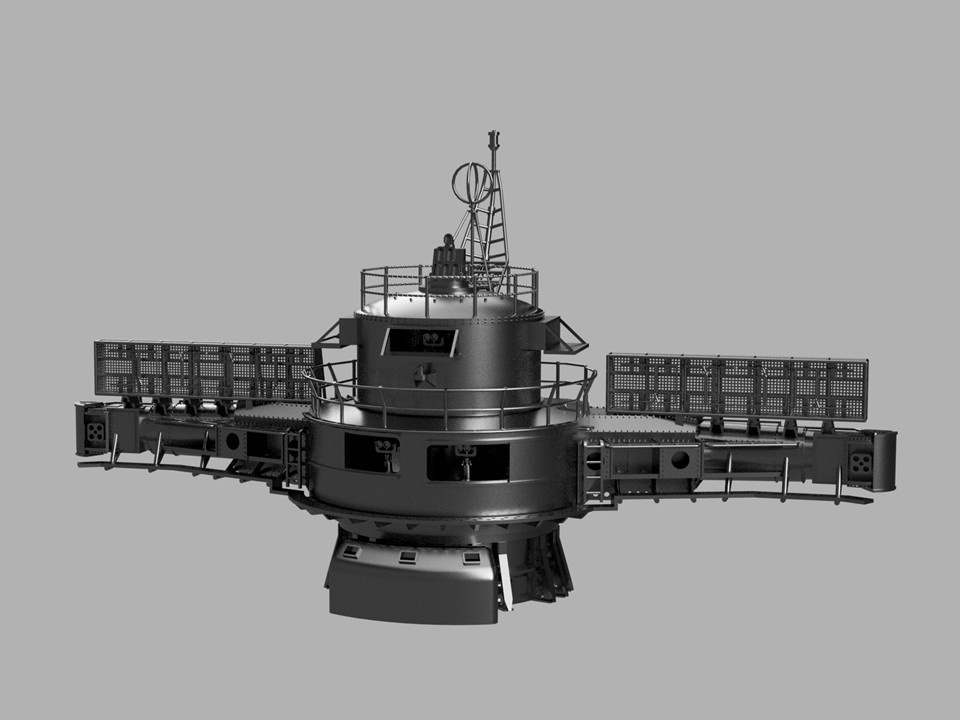 【STLデータ】1/350 戦艦大和 15m測距儀 1945年 Battleship Yamato 15m Rangefinder 1945