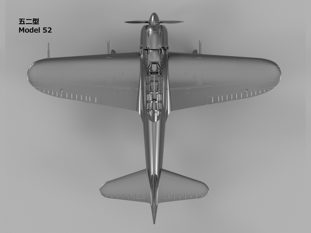 【26年01月更新】【STLデータ】1/350 A6M2b/3/5 零式艦上戦闘機21/32/22/52型 Zero Fighter Model 21/32/22/52