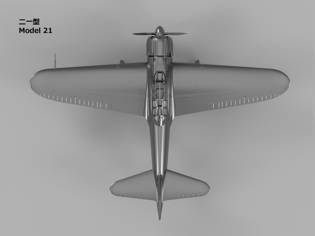【26年01月更新】【STLデータ】1/350 A6M2b/3/5 零式艦上戦闘機21/32/22/52型 Zero Fighter Model 21/32/22/52