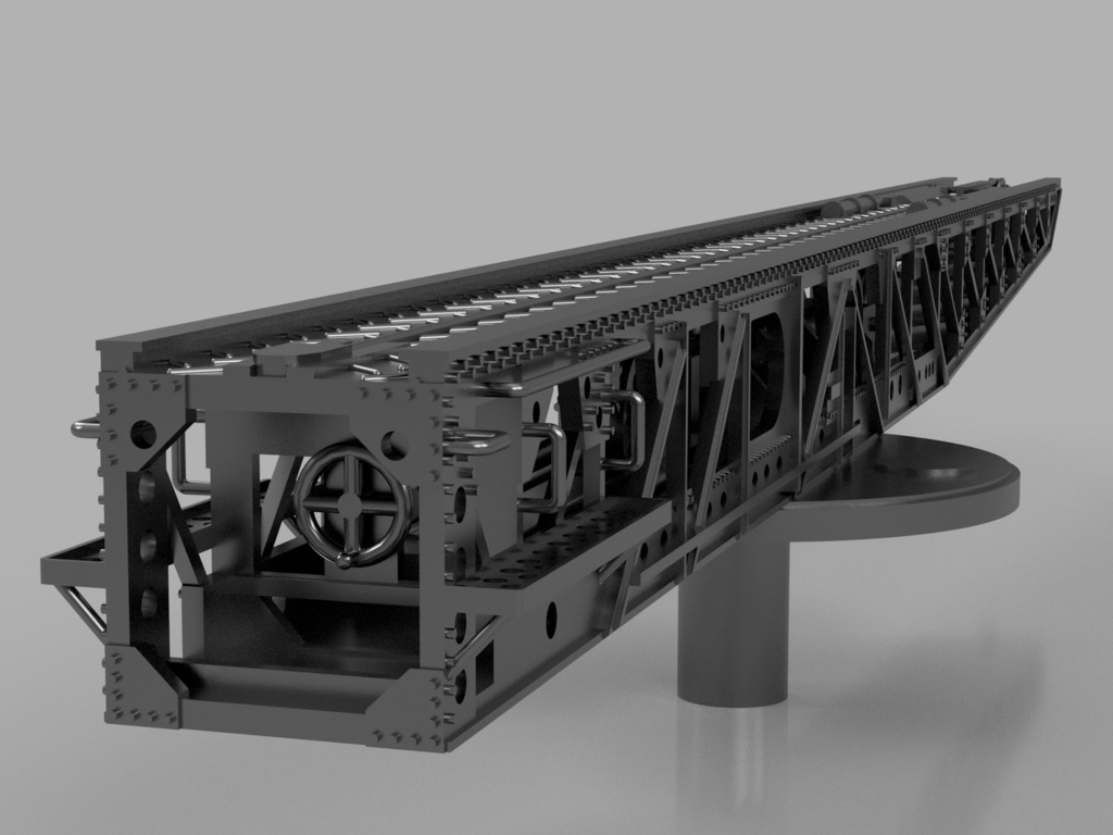 【STLデータ】1/350 呉式二号五型カタパルト Type Kure 2go5 Catapult