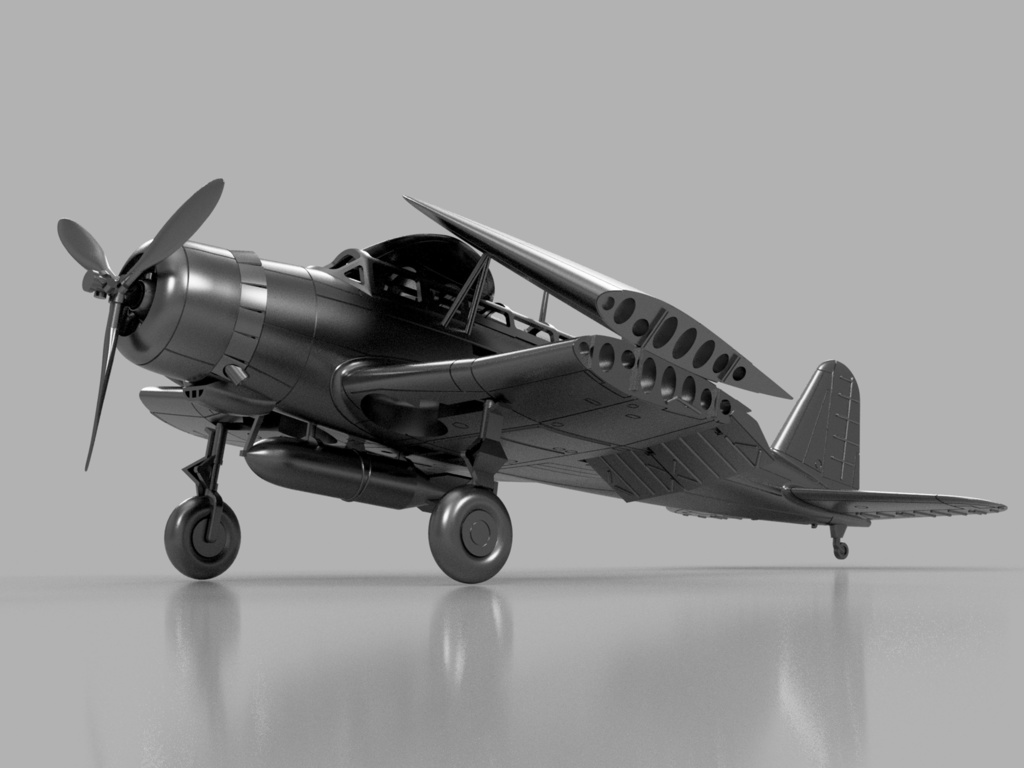 【STLデータ】1/350 B5N2 九七式三号艦上攻撃機 Type97 Torpedo Bomber