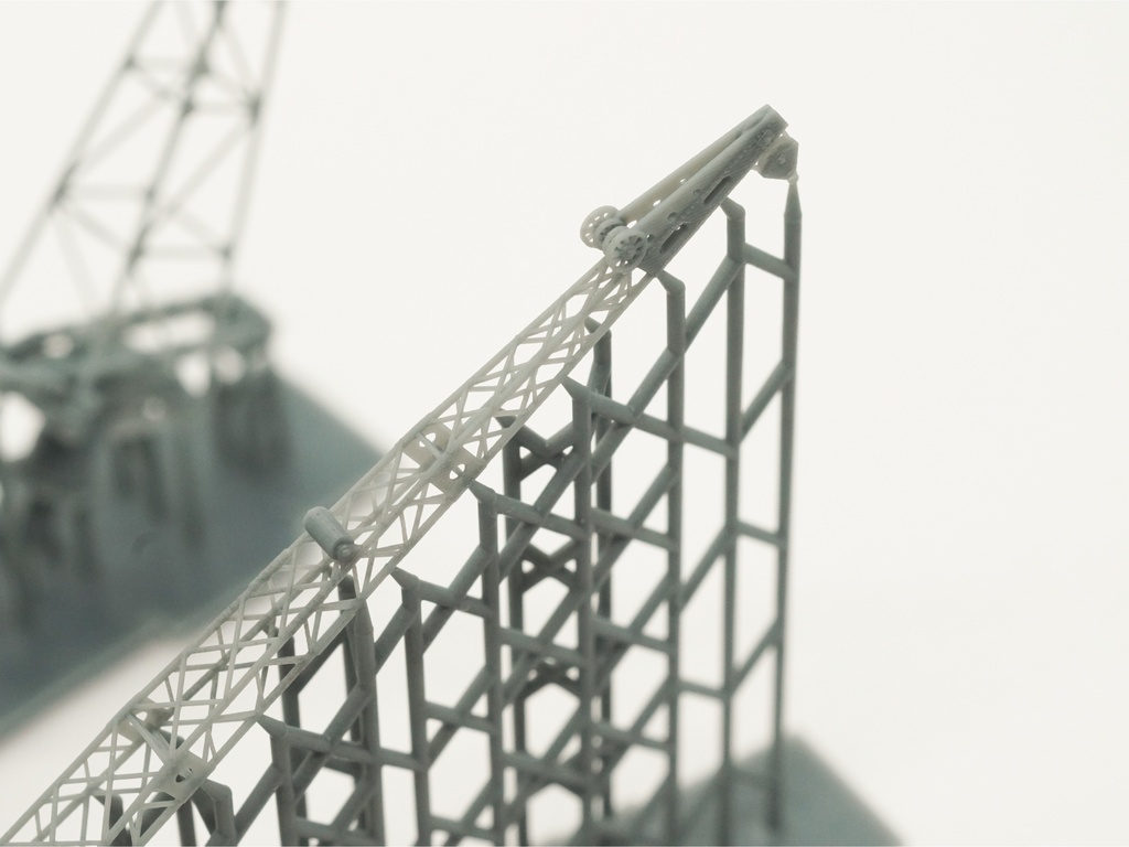 【STLデータ】1/350 戦艦大和クレーン Battleship Yamato Crane