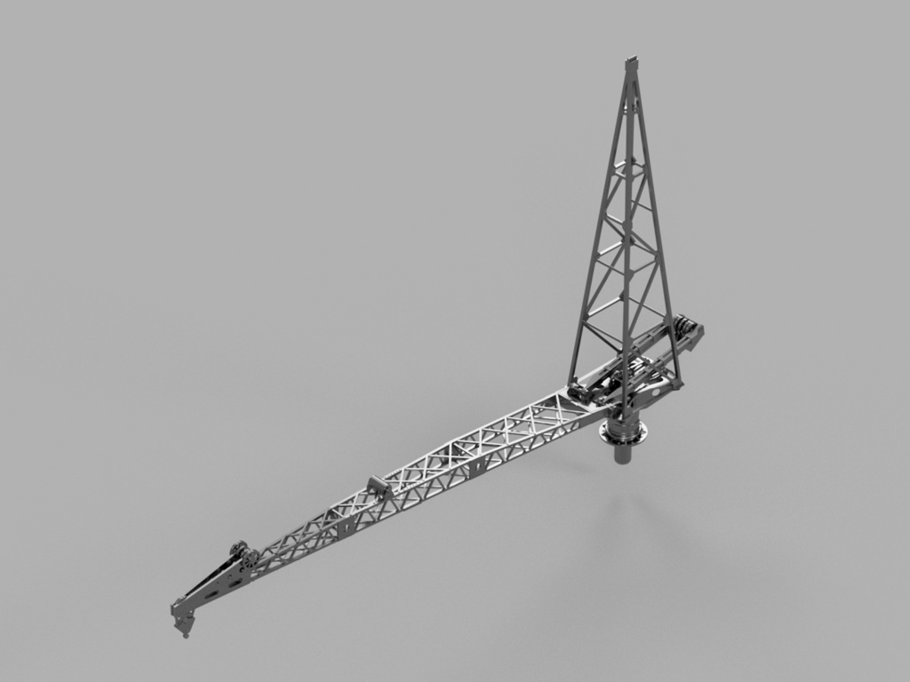 【STLデータ】1/350 戦艦大和クレーン Battleship Yamato Crane