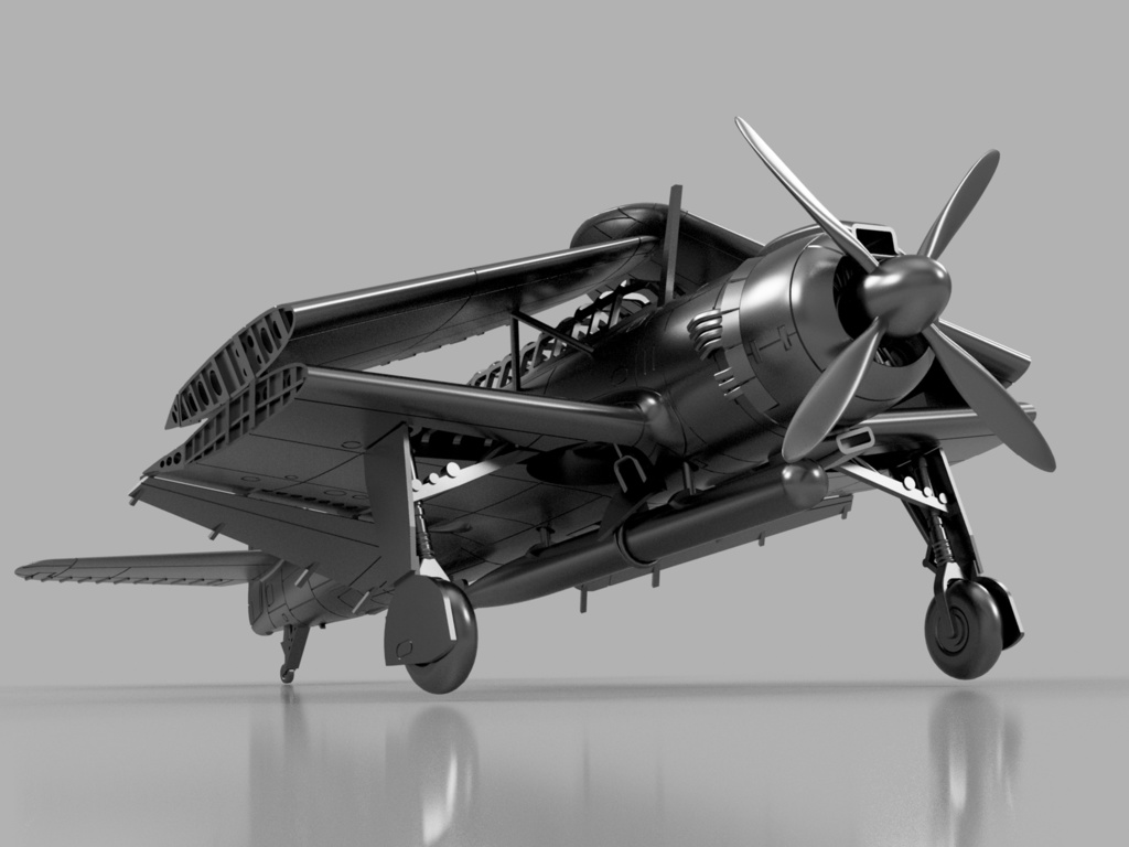 【STLデータ】1/350 B6N2 天山一二型 Tenzan Type12 Torpedo Bomber