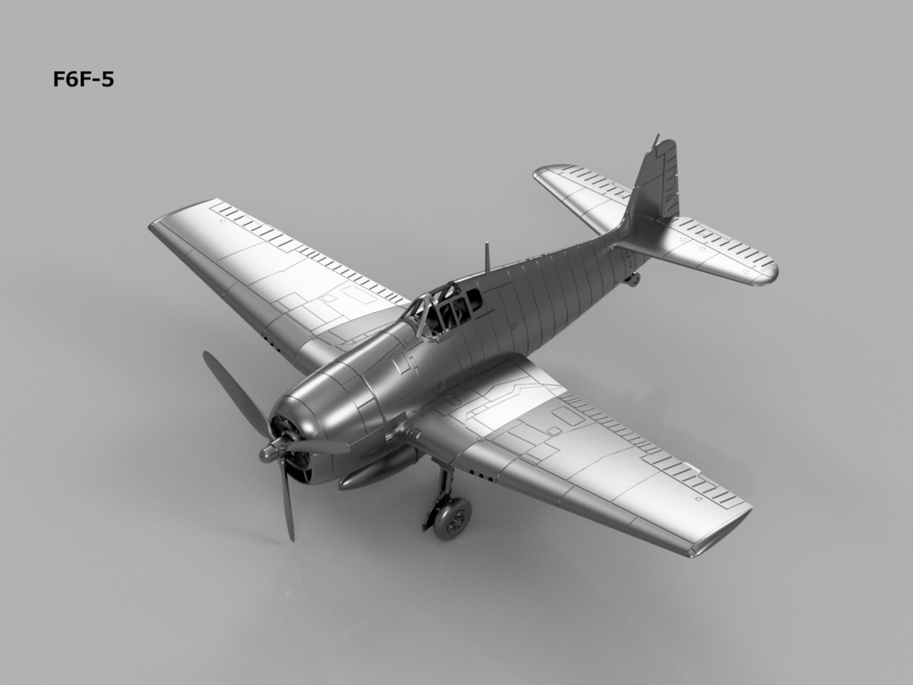 【2025年08月更新】【STLデータ】1/350 F6F-3/3N/5/5N ヘルキャット Hellcat