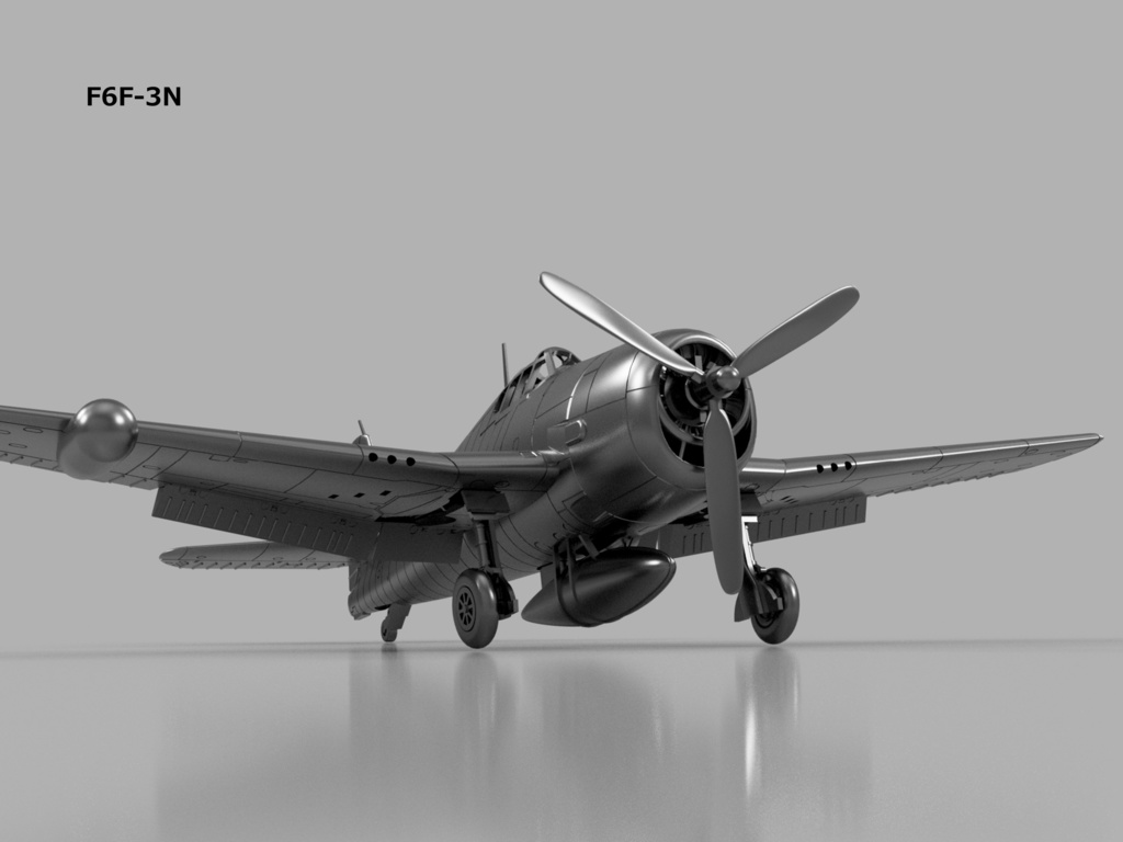 【2025年08月更新】【STLデータ】1/350 F6F-3/3N/5/5N ヘルキャット Hellcat
