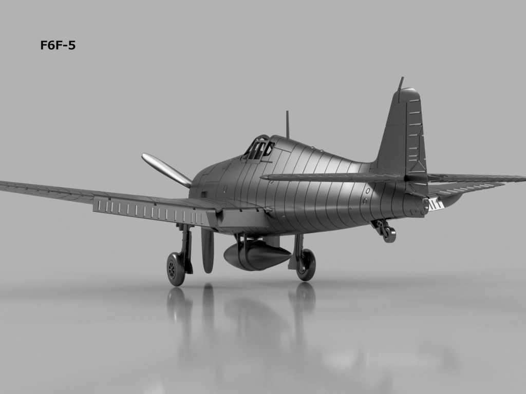 【2025年08月更新】【STLデータ】1/350 F6F-3/3N/5/5N ヘルキャット Hellcat