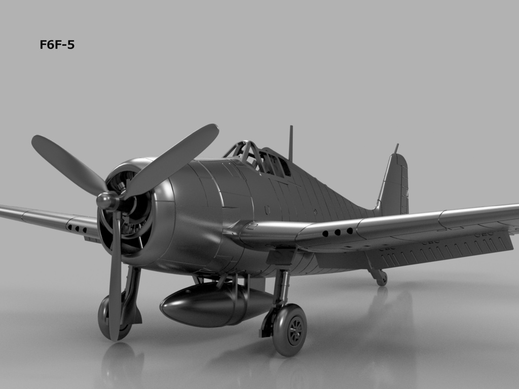 【2025年08月更新】【STLデータ】1/350 F6F-3/3N/5/5N ヘルキャット Hellcat