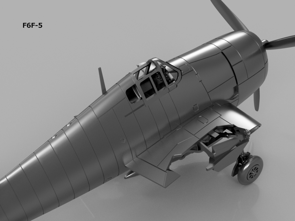【2025年08月更新】【STLデータ】1/350 F6F-3/3N/5/5N ヘルキャット Hellcat