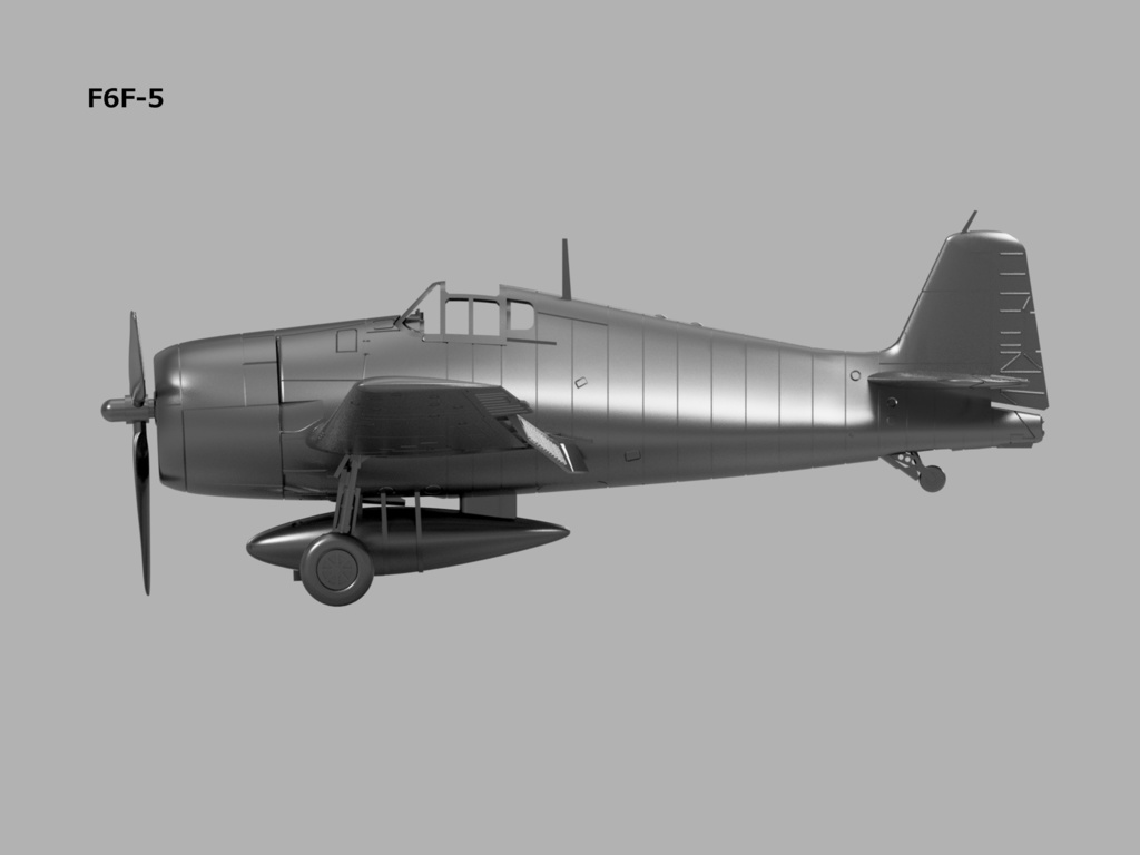 【2025年08月更新】【STLデータ】1/350 F6F-3/3N/5/5N ヘルキャット Hellcat