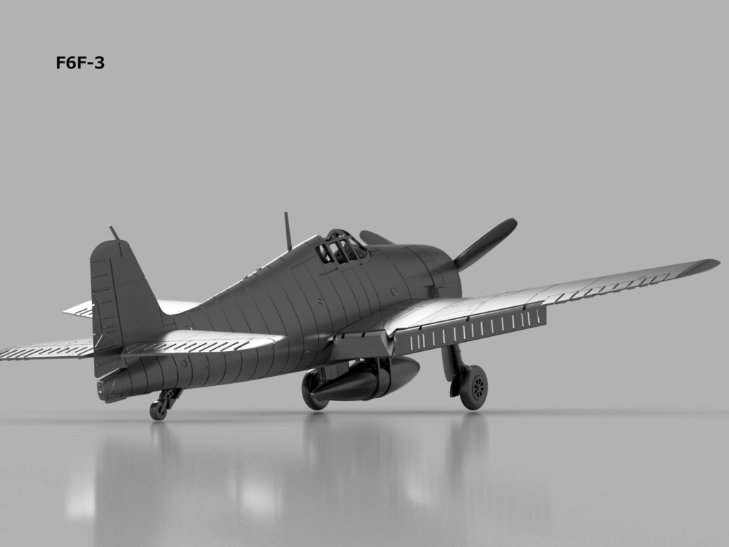 【2025年08月更新】【STLデータ】1/350 F6F-3/3N/5/5N ヘルキャット Hellcat