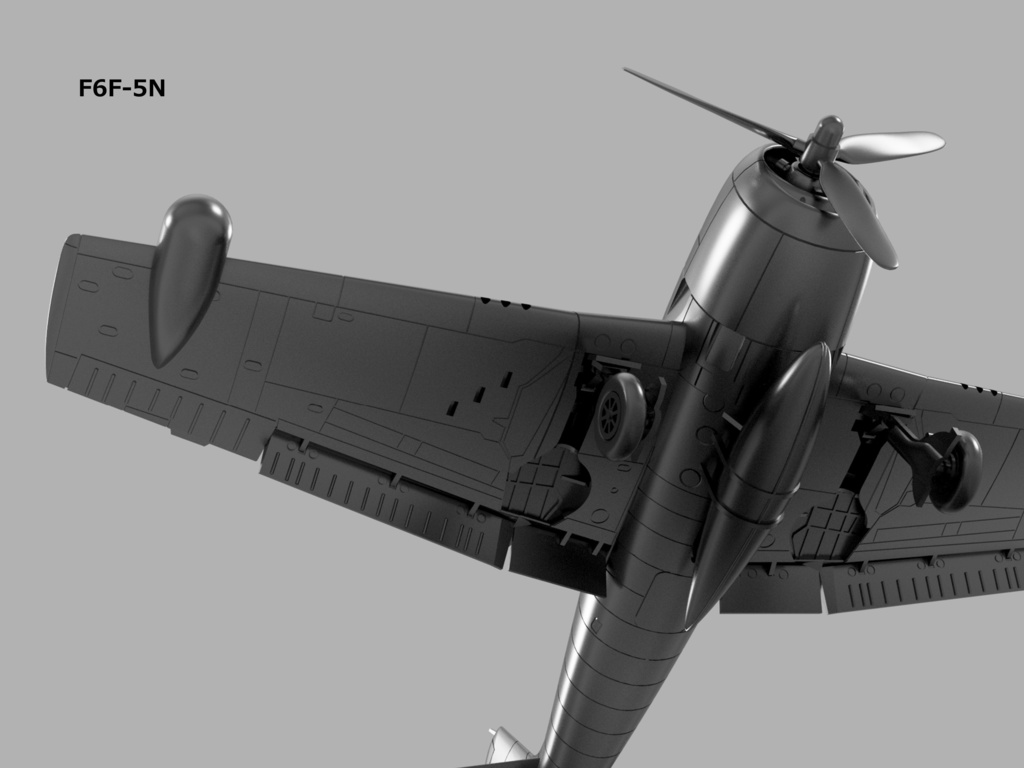 【2025年08月更新】【STLデータ】1/350 F6F-3/3N/5/5N ヘルキャット Hellcat