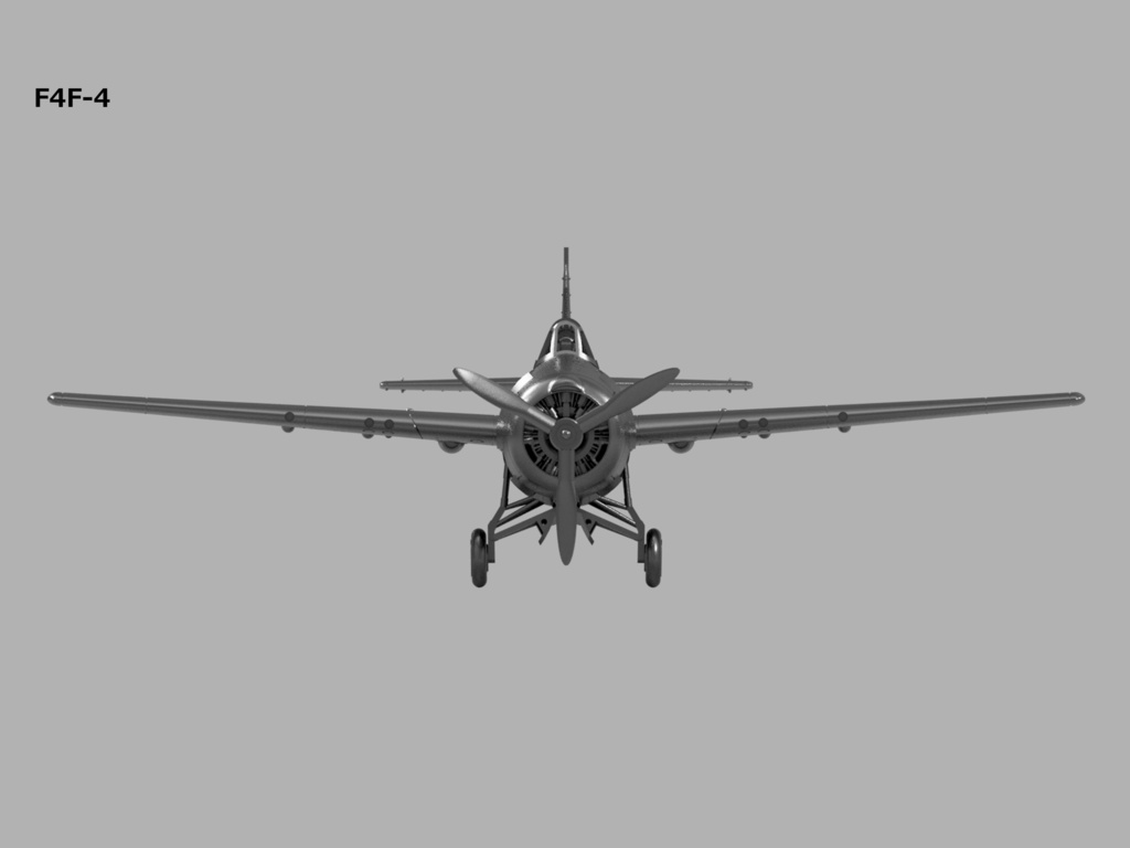 【2025年08月更新】【STLデータ】1/350 F4F-4/FM-1/FM-2 ワイルドキャット Wildcat