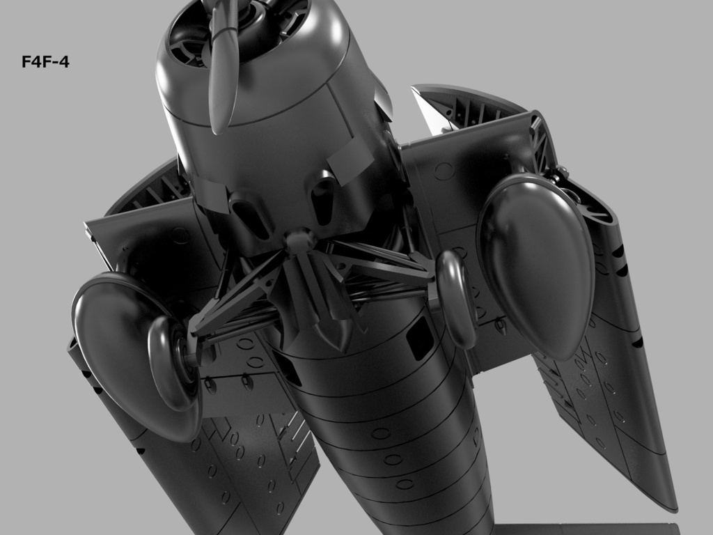 【2025年08月更新】【STLデータ】1/350 F4F-4/FM-1/FM-2 ワイルドキャット Wildcat