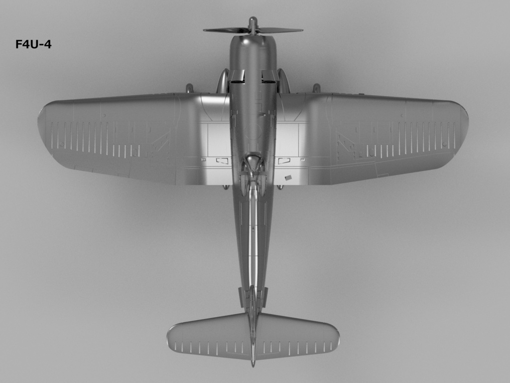 【STLデータ】1/350 F4U-1/1D/4/5/5N コルセア Corsair