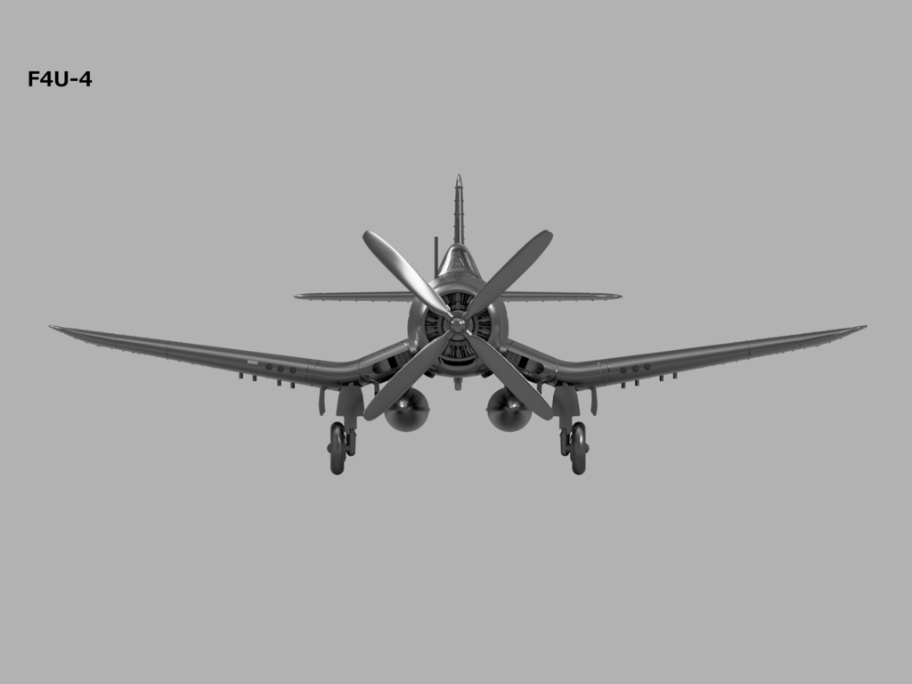 【STLデータ】1/350 F4U-1/1D/4/5/5N コルセア Corsair
