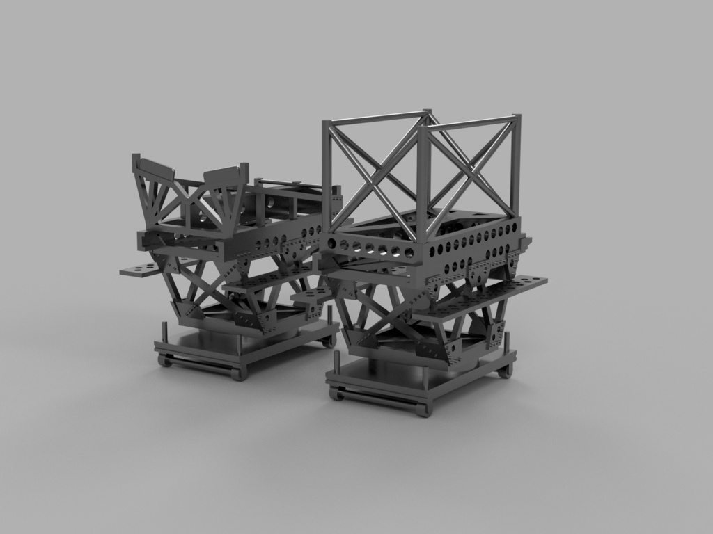 【STLデータ】1/350 日本海軍 飛行機運搬台車 IJN Airplane Transport Trolley