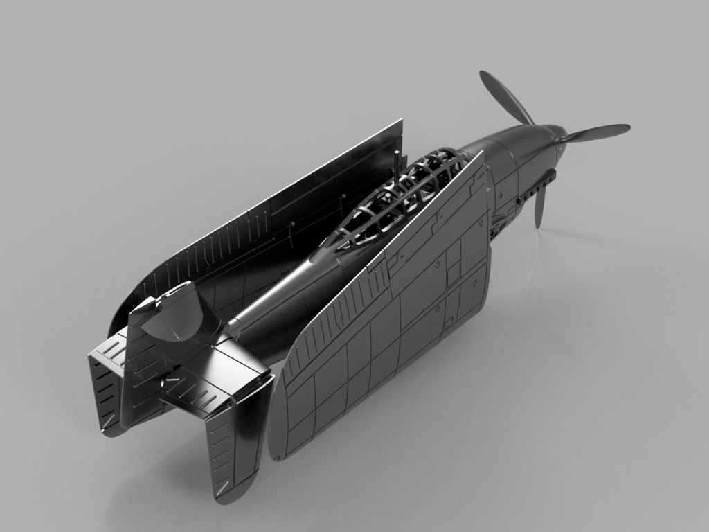 【STLデータ】1/350 M6A1 晴嵐 Seiran