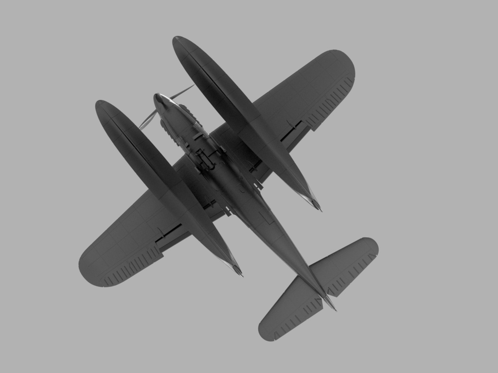 【STLデータ】1/350 M6A1 晴嵐 Seiran