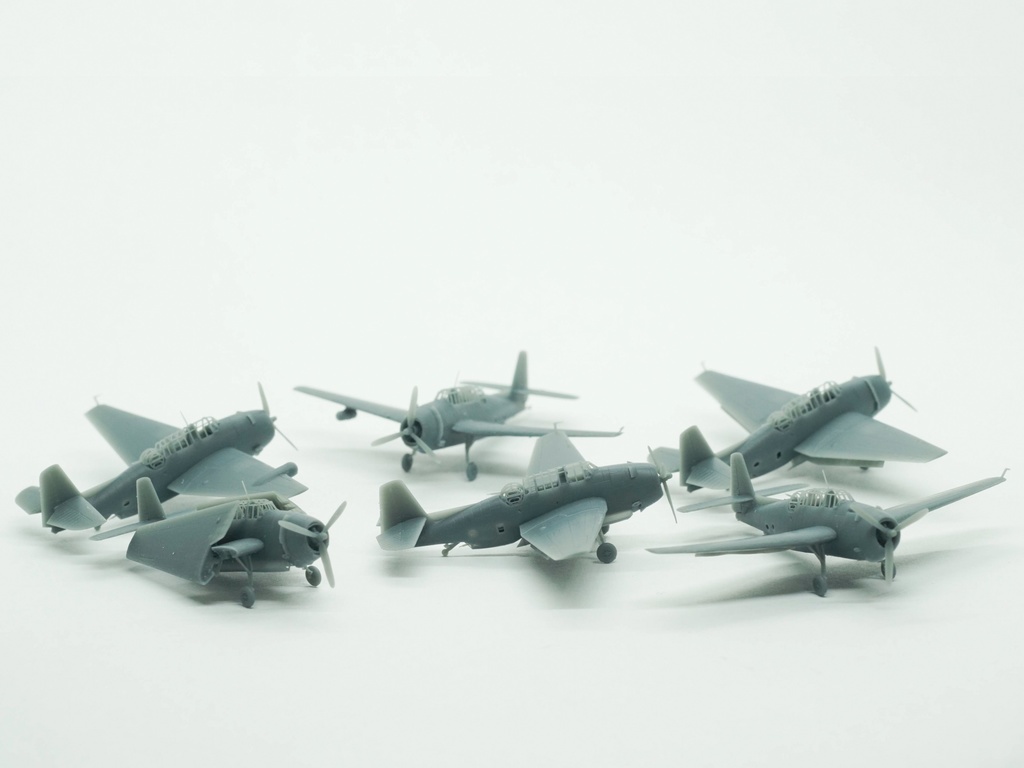 【STLデータ】1/350 TBF/TBM-1/1C/1D/3/3D/3E アベンジャー Avenger