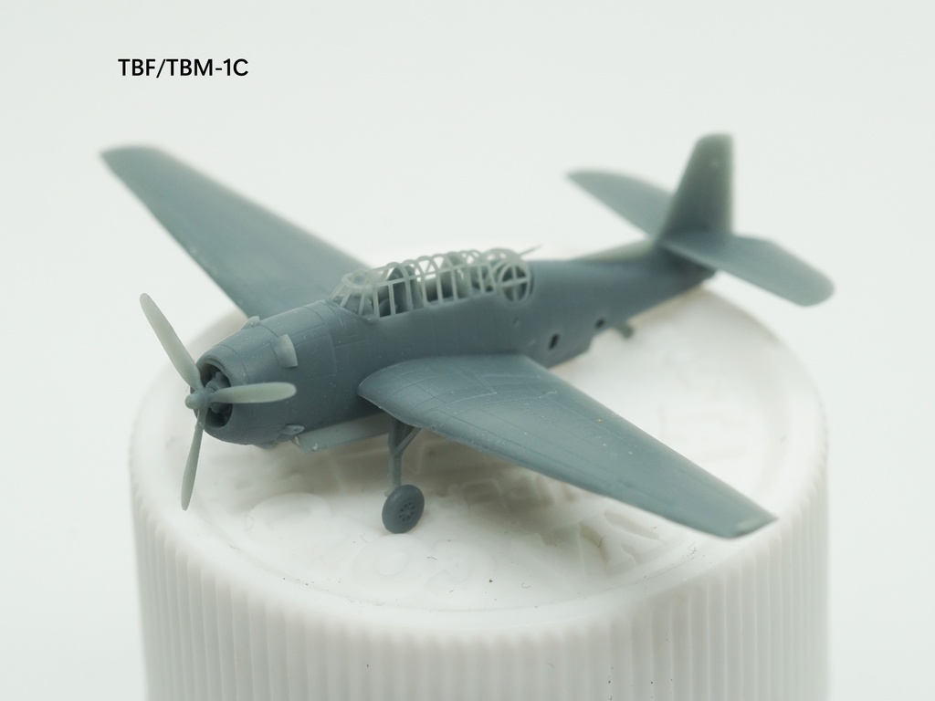 【STLデータ】1/350 TBF/TBM-1/1C/1D/3/3D/3E アベンジャー Avenger