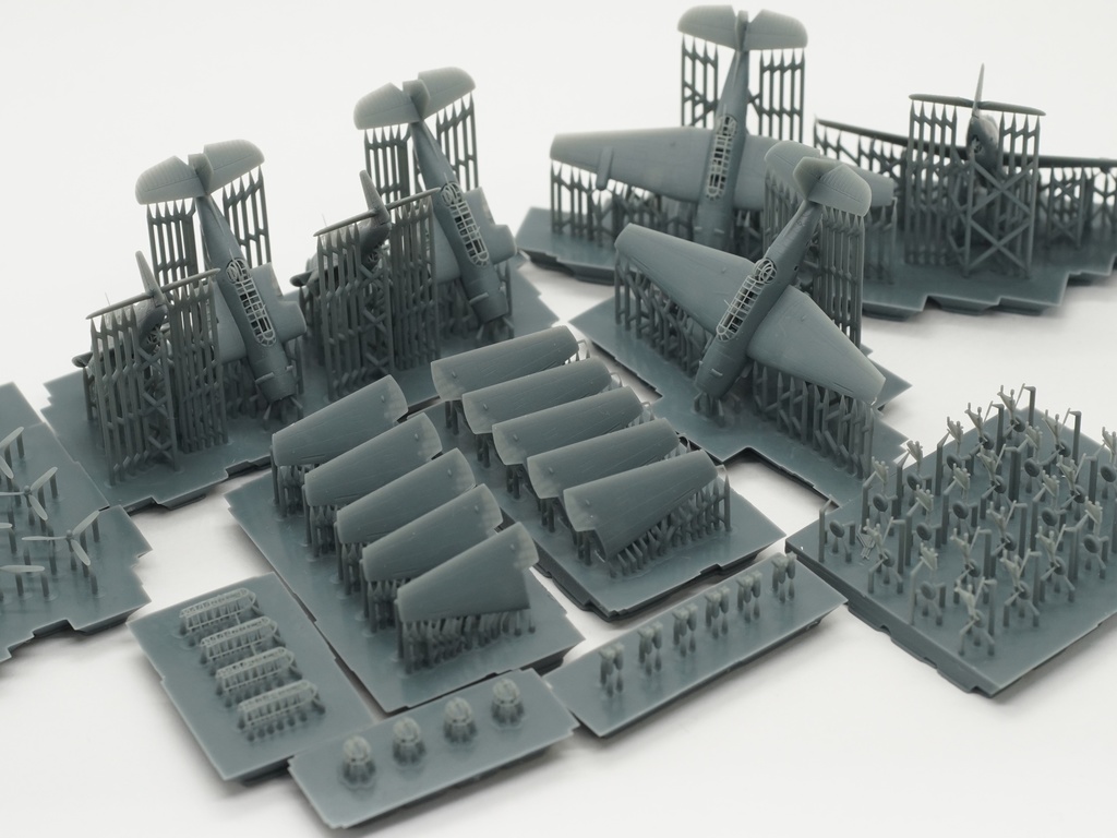 【STLデータ】1/350 TBF/TBM-1/1C/1D/3/3D/3E アベンジャー Avenger