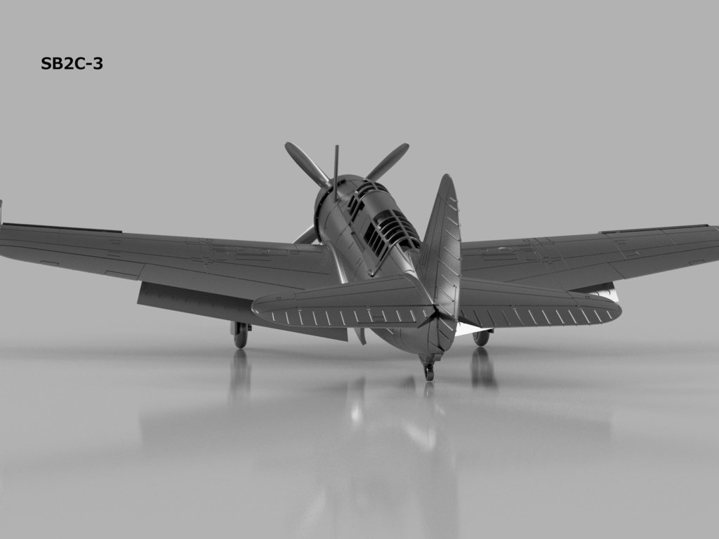 【26年02月更新】【STLデータ】1/350 SB2C-1C/3/4/4E ヘルダイバー Helldiver
