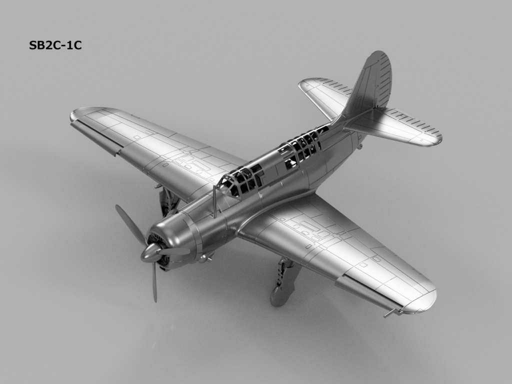 【26年02月更新】【STLデータ】1/350 SB2C-1C/3/4/4E ヘルダイバー Helldiver
