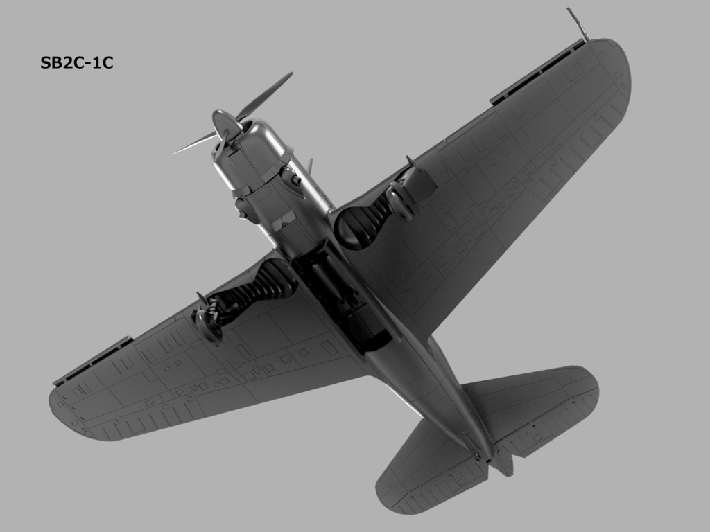 【26年02月更新】【STLデータ】1/350 SB2C-1C/3/4/4E ヘルダイバー Helldiver