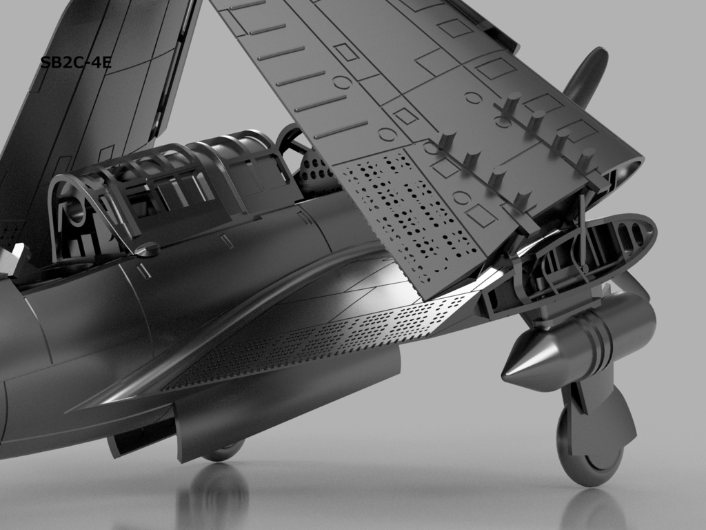 【26年02月更新】【STLデータ】1/350 SB2C-1C/3/4/4E ヘルダイバー Helldiver