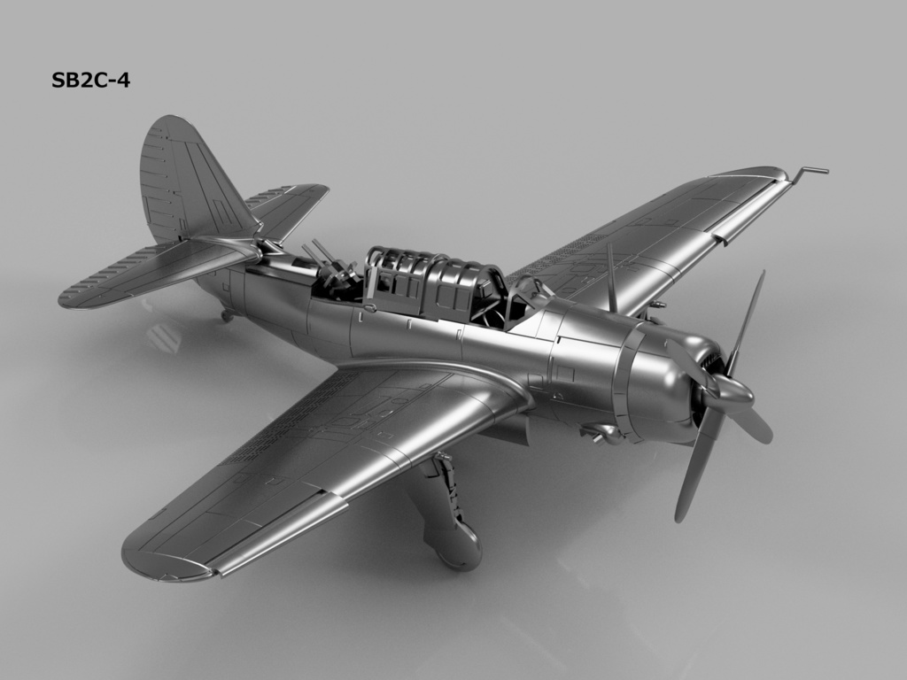【26年02月更新】【STLデータ】1/350 SB2C-1C/3/4/4E ヘルダイバー Helldiver