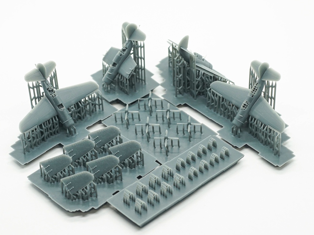 【26年02月更新】【STLデータ】1/350 SB2C-1C/3/4/4E ヘルダイバー Helldiver