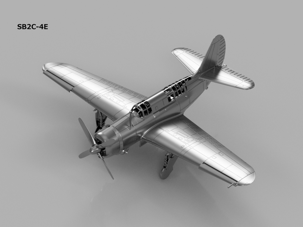 【26年02月更新】【STLデータ】1/350 SB2C-1C/3/4/4E ヘルダイバー Helldiver