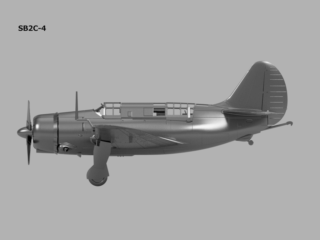 【26年02月更新】【STLデータ】1/350 SB2C-1C/3/4/4E ヘルダイバー Helldiver
