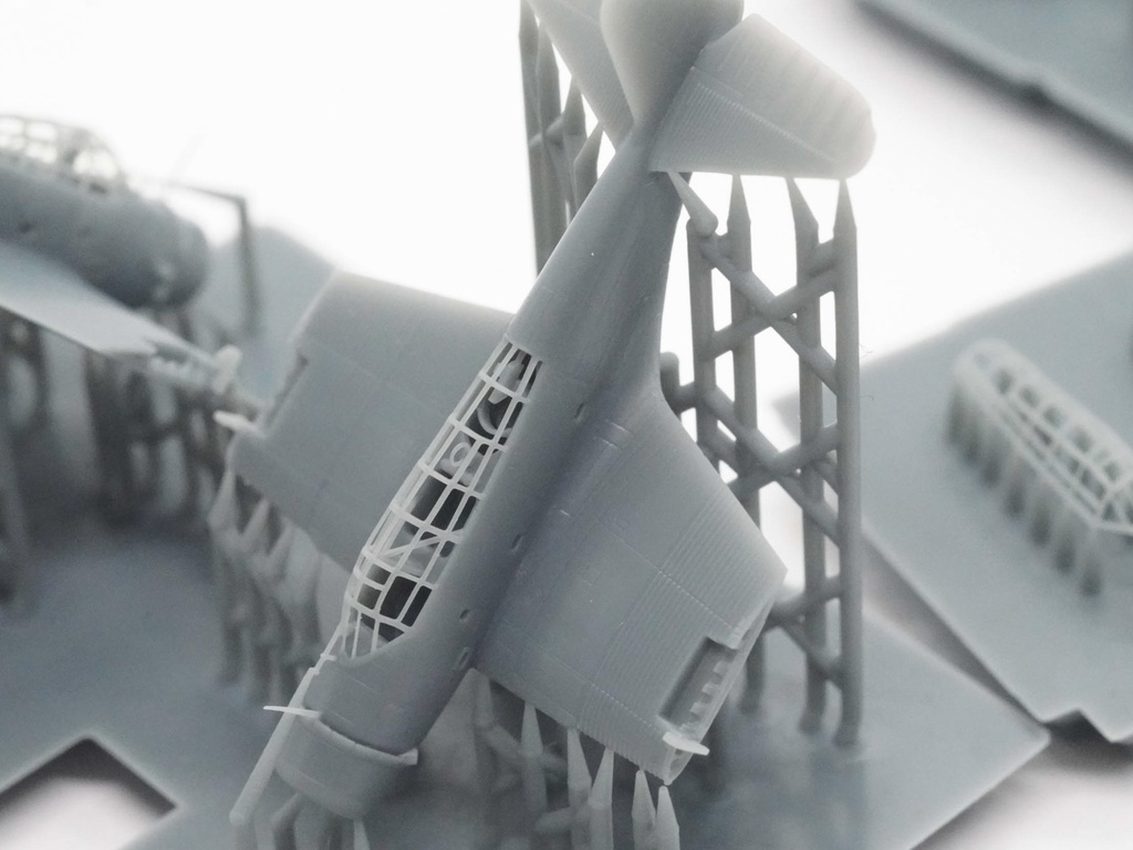 【STLデータ】1/350 TBD-1 デバステーター Devastator