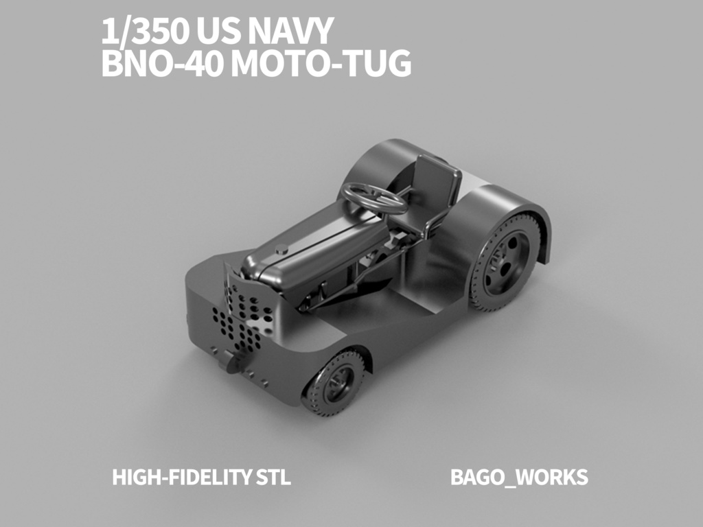 【STLデータ】1/350 BNO-40 MOTO-TUG