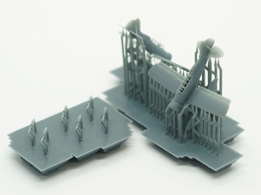 【STLデータ】1/350 E14Y 零式小型水上機 GLEN