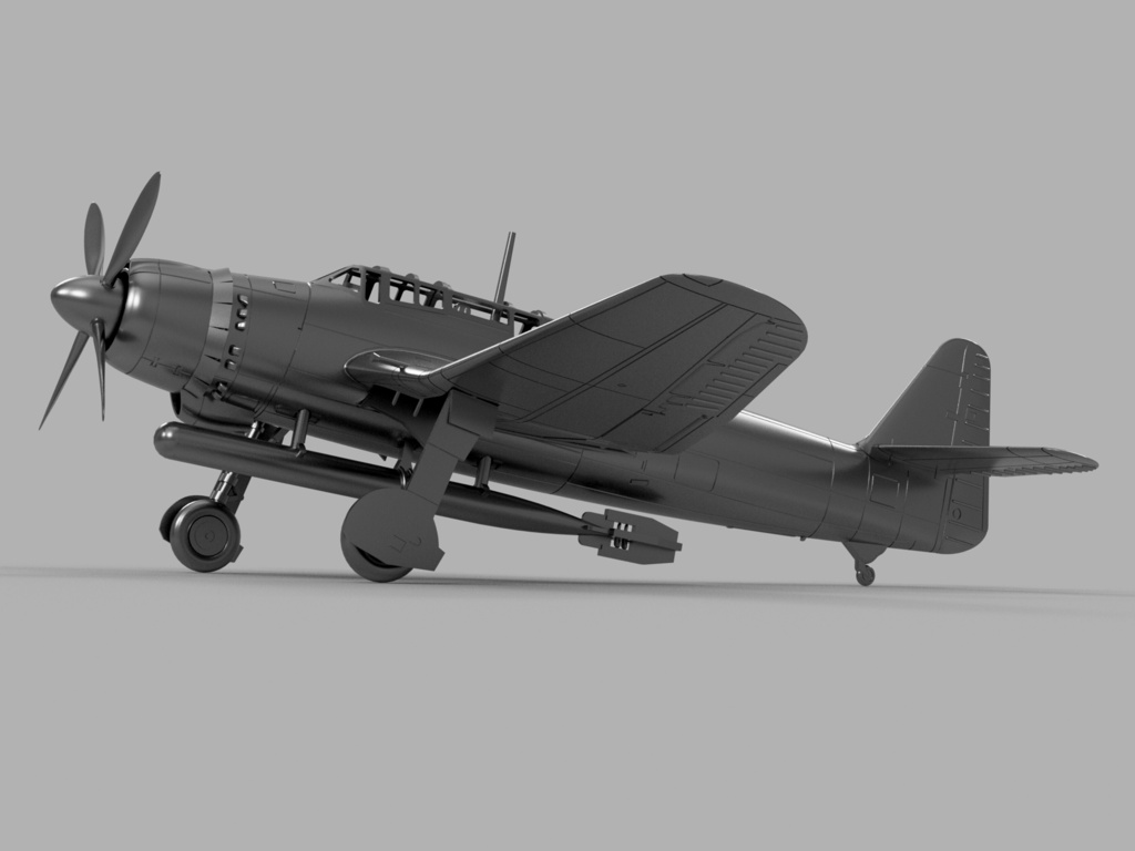 【STLデータ】1/350 B7A2 流星改 Ryusei-Kai Grace