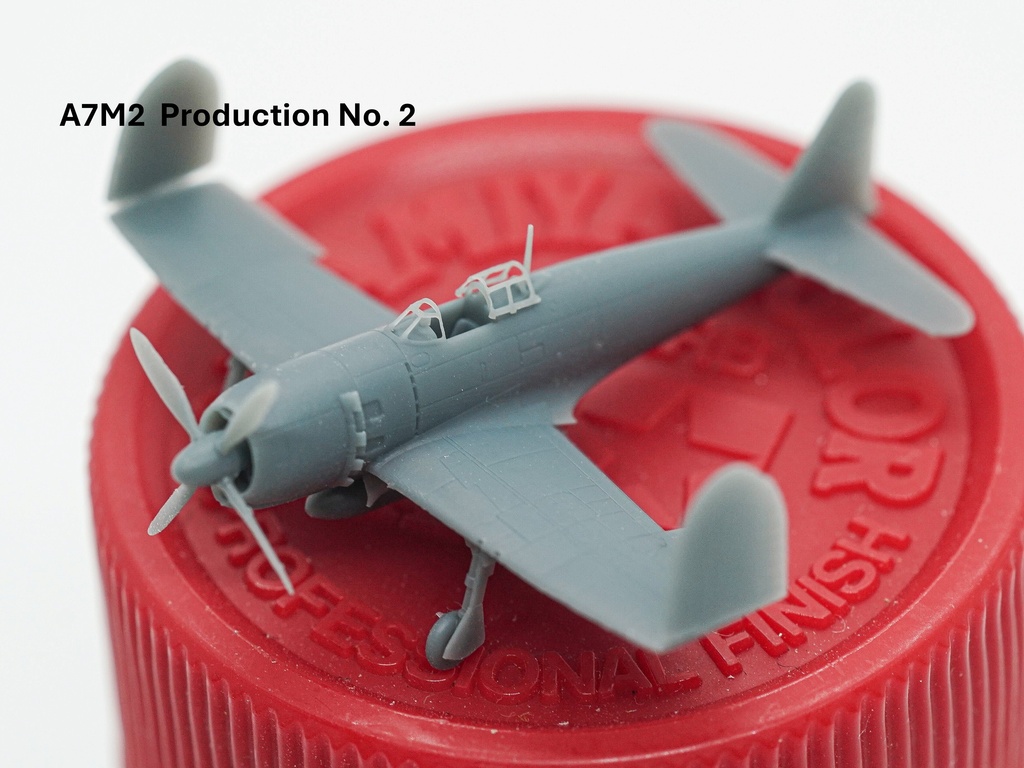 【STLデータ】1/350 A7M2 烈風 Reppu