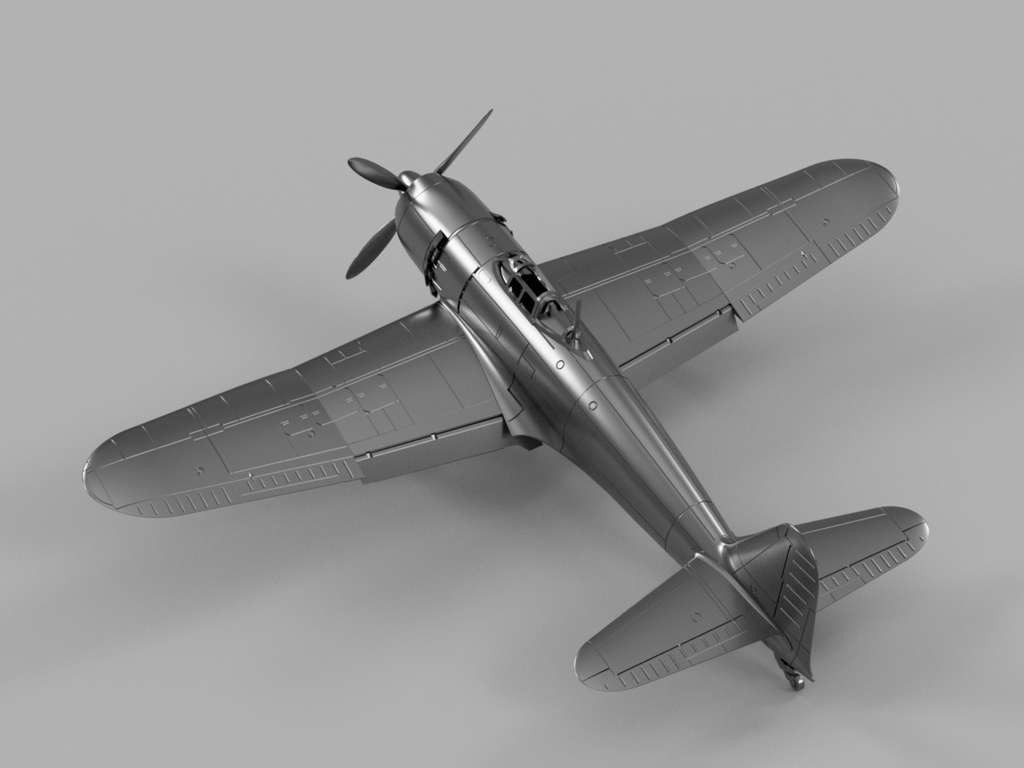 【STLデータ】1/350 A7M2 烈風 Reppu