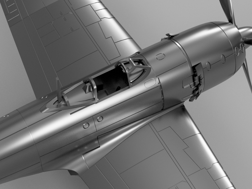【STLデータ】1/350 A7M2 烈風 Reppu