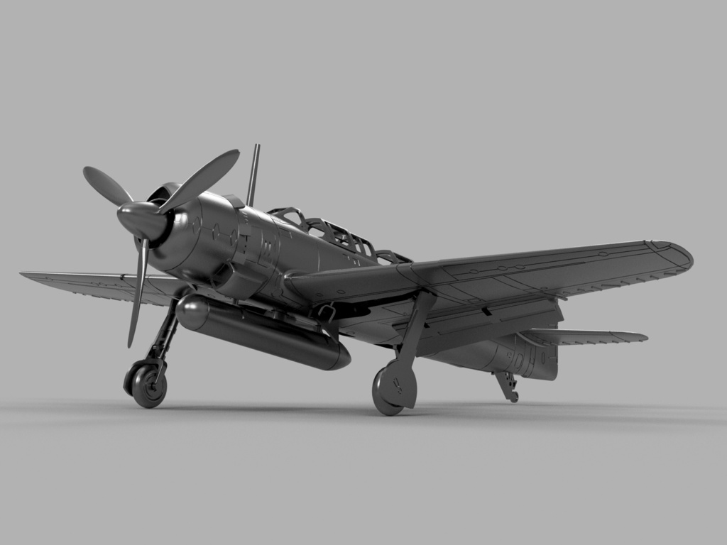 【STLデータ】1/350 C6N1 彩雲一一型 SAIUN MYRT