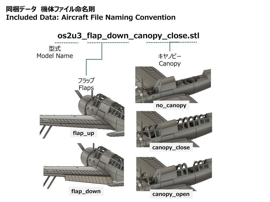 【STLデータ】1/350 OS2U-3 キングフィッシャー Kingfisher